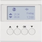 HAGER BOCCHIOTTI - Orologio radio KNX x veneziane quicklink Berker S.1/B.3/B.7 bianco polare opaco