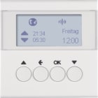 HAGER BOCCHIOTTI - Orologio radio KNX x veneziane quicklink Berker S.1/B.3/B.7 bianco polare lucido