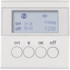 HAGER BOCCHIOTTI - Orologio radio KNX quicklink Berker S.1/B.3/B.7 bianco polare lucido