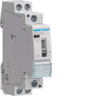 HAGER BOCCHIOTTI - Contattore comando manuale eco 2 NA 230 V AC 25 A 1 modulo DIN