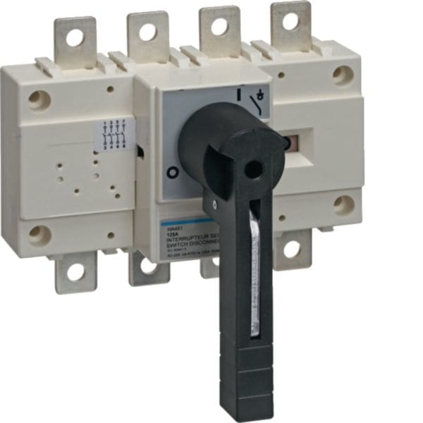 HAGER BOCCHIOTTI - Interruttore di manovra-sezionatore a comando rotativo 4P 125 A