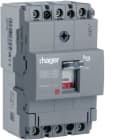 HAGER BOCCHIOTTI - Interruttore automatico scatolato h3 x160 TM 3P 18kA 100A