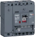 HAGER BOCCHIOTTI - Interruttore automatico scatolato h3+ P160 LSnI 4P 70kA 40A neutro regolabile