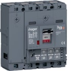 HAGER BOCCHIOTTI - Interruttore automatico scatolato h3+ P160 LSI 4P 70kA 40A neutro regolabile