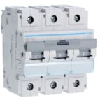 HAGER BOCCHIOTTI - Interruttore automatico magnetotermico 10000A 10kA 3P curva C 80A 4.5M
