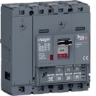 HAGER BOCCHIOTTI - Interruttore automatico scatolato h3+ P160 LSI 4P 40kA 40A neutro regolabile