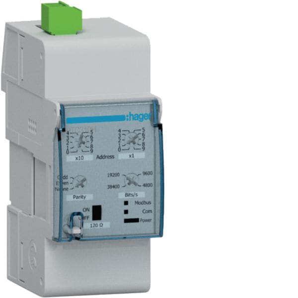 HAGER BOCCHIOTTI - Modulo comunicazione modbus senza input/output per h3+ P160, P250, P630 Energy