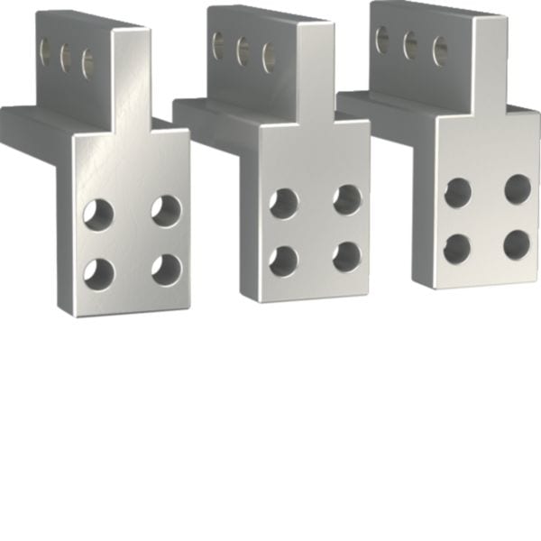 HAGER BOCCHIOTTI - Kit 3 connessioni per barre verticali per terminali frontali hw+ HW1 3P