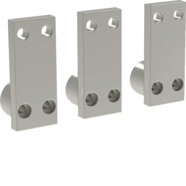 HAGER BOCCHIOTTI - Kit 3 terminali frontali superiori/inferiori per hw+ HW1 3P fisso