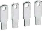 HAGER BOCCHIOTTI - Kit 4 attacchi anteriori prolungati per interruttore h3 x160 3P, 4P