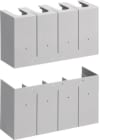 HAGER BOCCHIOTTI - Kit 2 calotte attacchi anteriori prolungati per interruttore h3 h1000 4P