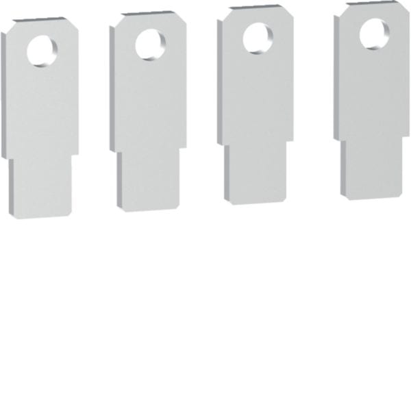 HAGER BOCCHIOTTI - Kit 4 attacchi anteriori dritti a morsetto per interruttore h3+ P160 4P