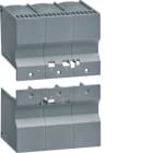 HAGER BOCCHIOTTI - Kit 2 calotte attacchi anteriori dritti per interruttore h3+ P160 3P