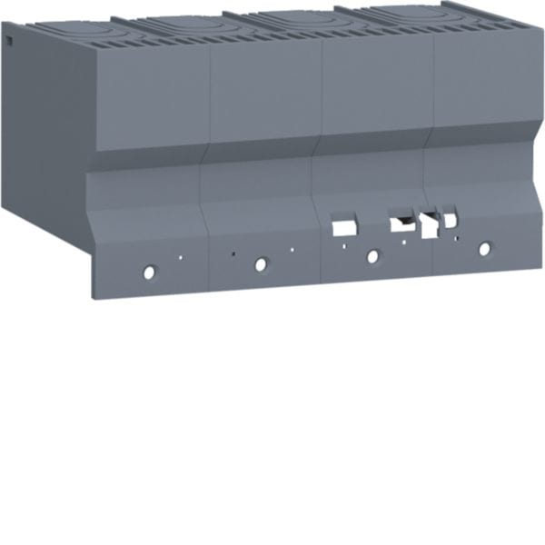 HAGER BOCCHIOTTI - Kit 2 calotte attacchi anteriori dritti per interruttore h3+ P160 4P