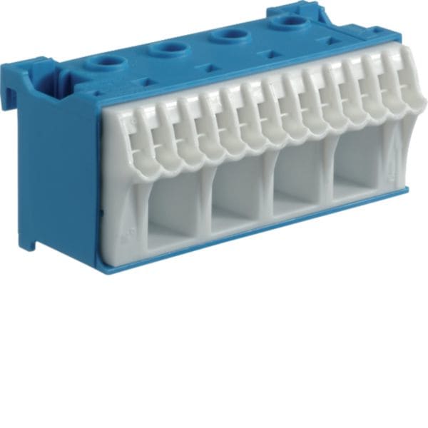 HAGER BOCCHIOTTI - Morsettiera distribuzione Quickconnect 63A per neutro 18 connessioni vegaD