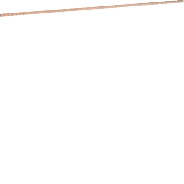 HAGER BOCCHIOTTI - Barra in rame forata M5 sezione 12x5 L245