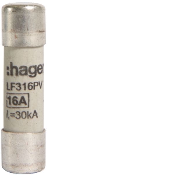 HAGER BOCCHIOTTI - Fusibile fotovoltaico 10.3x38 16A 1000 V DC