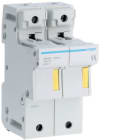 HAGER BOCCHIOTTI - Portafusibile non accessoriabile 14x51 2P 3 moduli DIN