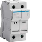 HAGER BOCCHIOTTI - Portafusibile 8x32 2P 2 moduli DIN