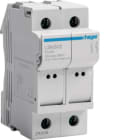 HAGER BOCCHIOTTI - Portafusibile 10.3X38 2P 2 moduli DIN