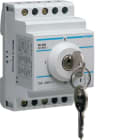 HAGER BOCCHIOTTI - Interruttore a chiave 10 A 400 V AC, 2 Na + 2 Chiavi 3M