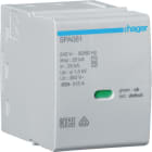 HAGER BOCCHIOTTI - Cartuccia L-N/PEN Uc 350V Iimp 25kA Up 1.5kV per SPD tipo SPA80X