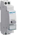 HAGER BOCCHIOTTI - 1 pulsante non luminoso a ritenuta 16 A 250 V AC 2 NC 1 modulo DIN