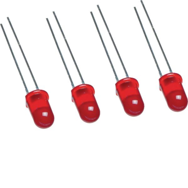HAGER BOCCHIOTTI - Kit di 4 LED rossi per comandi da incasso