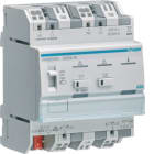 HAGER BOCCHIOTTI - Modulo KNX dimmer RLC 2 uscite 300W combinabili 230V AC via easy e ETS 4M