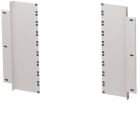 HAGER BOCCHIOTTI - Coppia di adattatori rack fissi L800 RAL7035 venezia