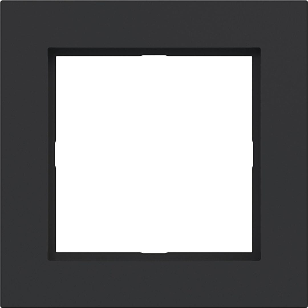 HAGER BOCCHIOTTI - CORNICE 1-POSTO, A.1, NERO OPACO