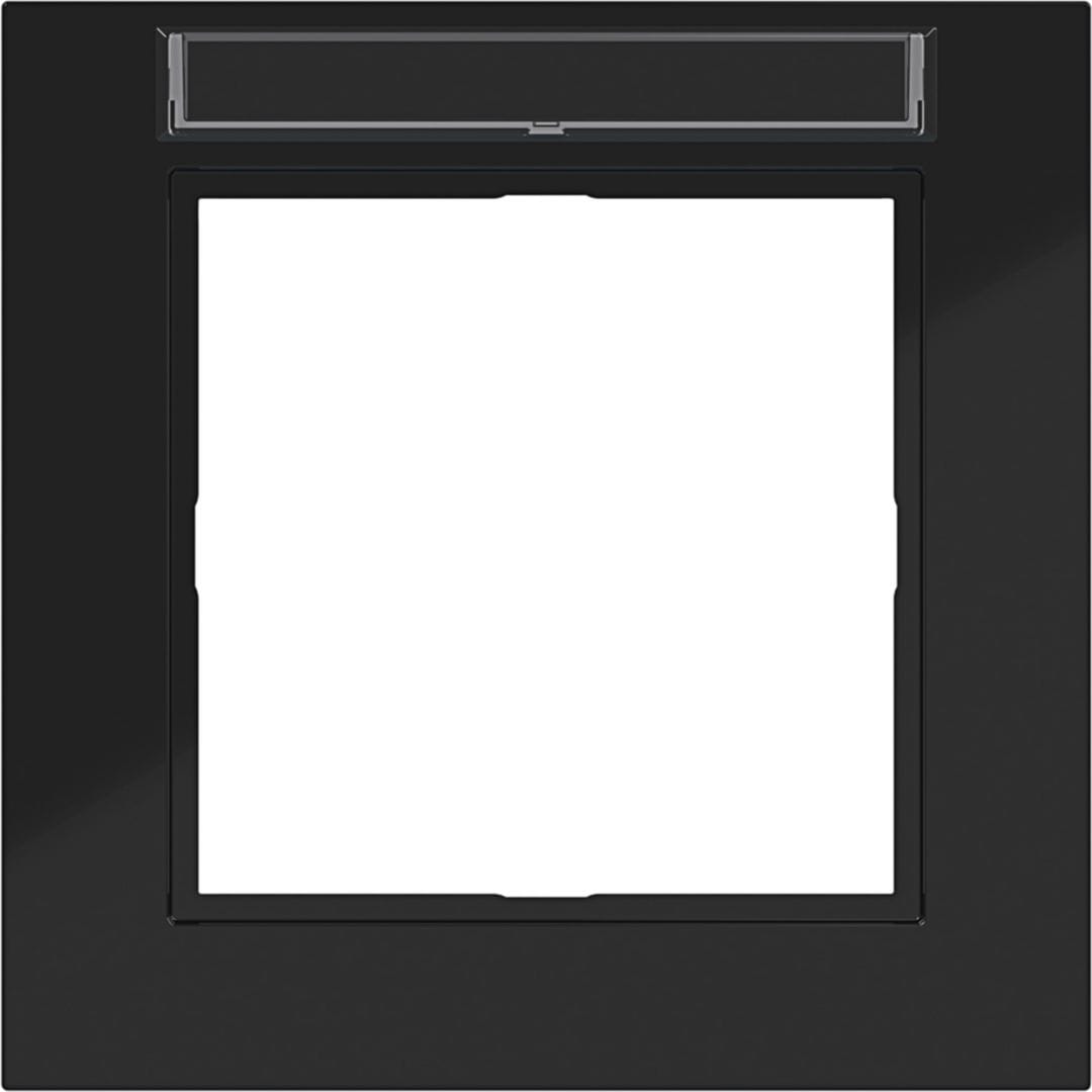 HAGER BOCCHIOTTI - CORNICE 1-POSTO, ETICH A.1, NERO LUCIDO