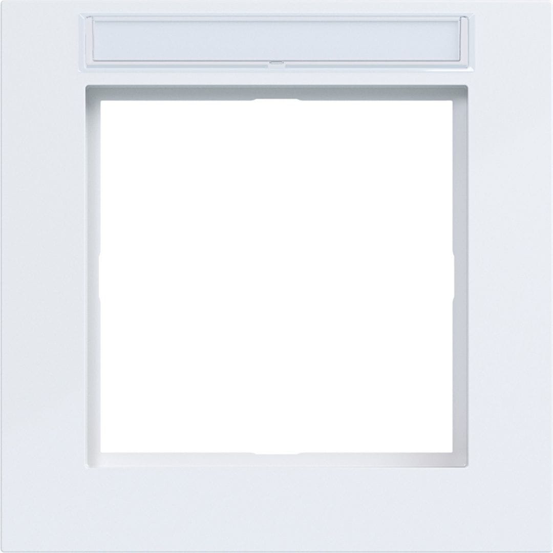 HAGER BOCCHIOTTI - CORNICE 1-P, ETICH A.1, BIANCO LUC