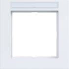 HAGER BOCCHIOTTI - CORNICE 1-P, ETICH A.1, BIANCO LUC