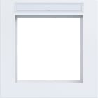 HAGER BOCCHIOTTI - CORNICE 1-POSTO, ETICH A.1, BIANCO OPACO