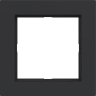 HAGER BOCCHIOTTI - CORNICE LED  1-POSTO, A.1, NERO OPACO