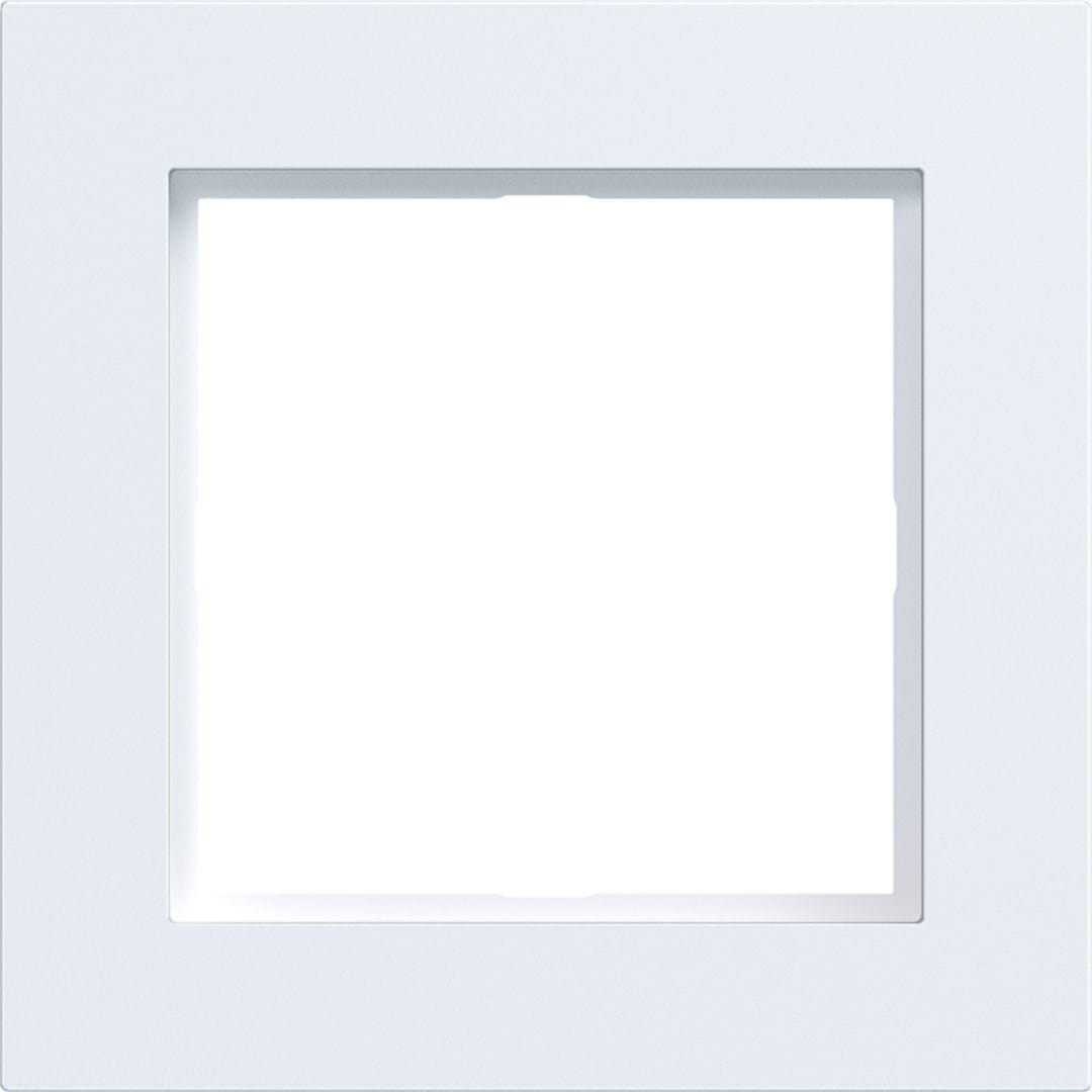 HAGER BOCCHIOTTI - CORNICE LED  1-POSTO, A.1, BIANCO LUCIDO