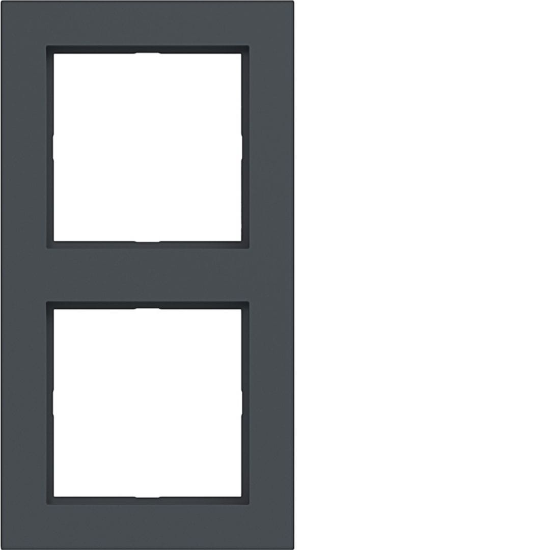 HAGER BOCCHIOTTI - CORNICE 2-POSTI, A.1, ANTR. OPACO