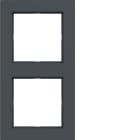 HAGER BOCCHIOTTI - CORNICE 2-POSTI, A.1, ANTR. OPACO