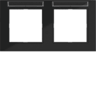 HAGER BOCCHIOTTI - CORNICE 2-P ORIZ, ETICH A.1, NERO LUCIDO