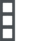 HAGER BOCCHIOTTI - CORNICE 3-POSTI, A.1, ANTR. OPACO