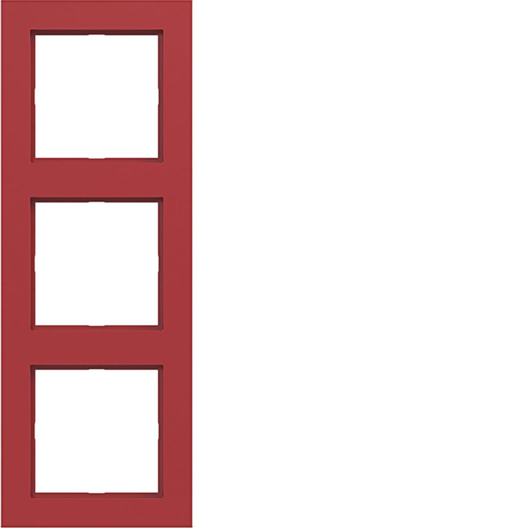 HAGER BOCCHIOTTI - CORNICE 3-POSTI, A.1, ROSSO LUCIDO