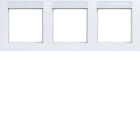 HAGER BOCCHIOTTI - CORNICE 3-P ORIZ, ETICH A.1, BIANCO OP