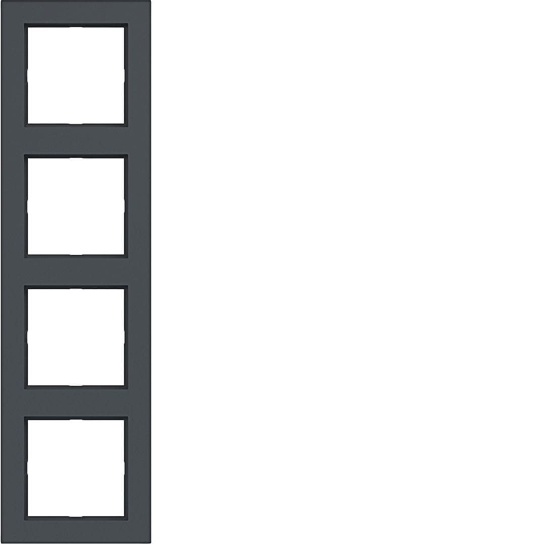 HAGER BOCCHIOTTI - CORNICE 4-POSTI, A.1, ANTR. OPACO