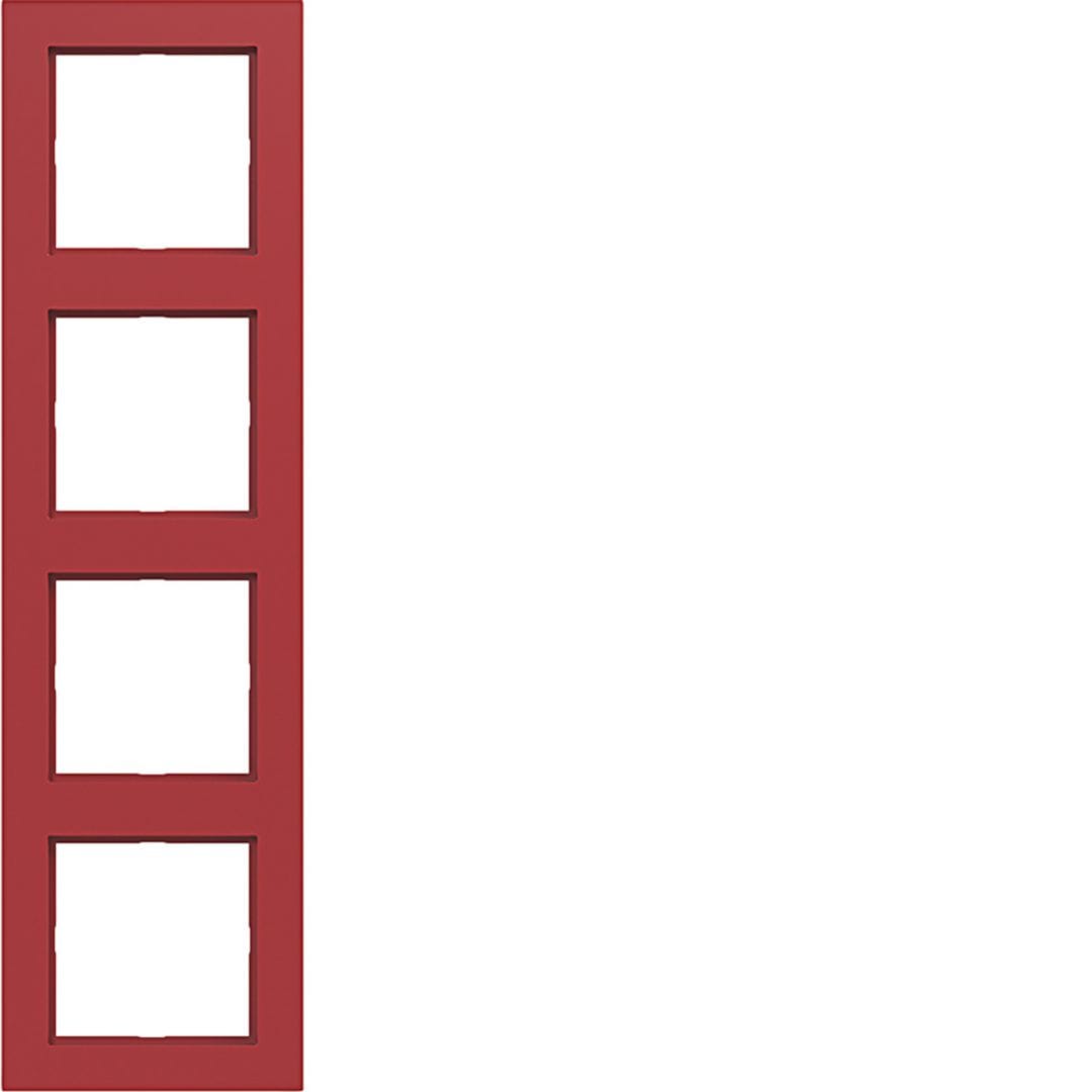 HAGER BOCCHIOTTI - CORNICE 4-POSTI, A.1, ROSSO LUCIDO