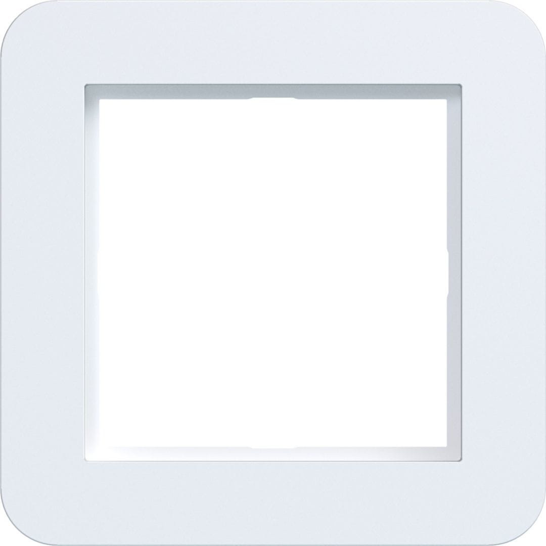 HAGER BOCCHIOTTI - CORNICE LED 1-POSTO, C.1, BIANCO LUCIDO