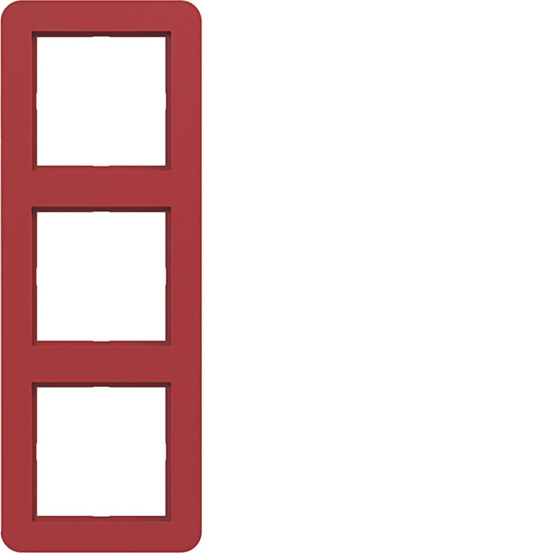 HAGER BOCCHIOTTI - CORNICE 3-POSTI, C.1, ROSSO LUCIDO