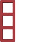 HAGER BOCCHIOTTI - CORNICE 3-POSTI, C.1, ROSSO LUCIDO