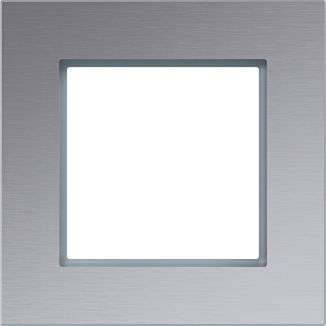 HAGER BOCCHIOTTI - CORNICE 1-POSTO, A.8, ALU OPACO,