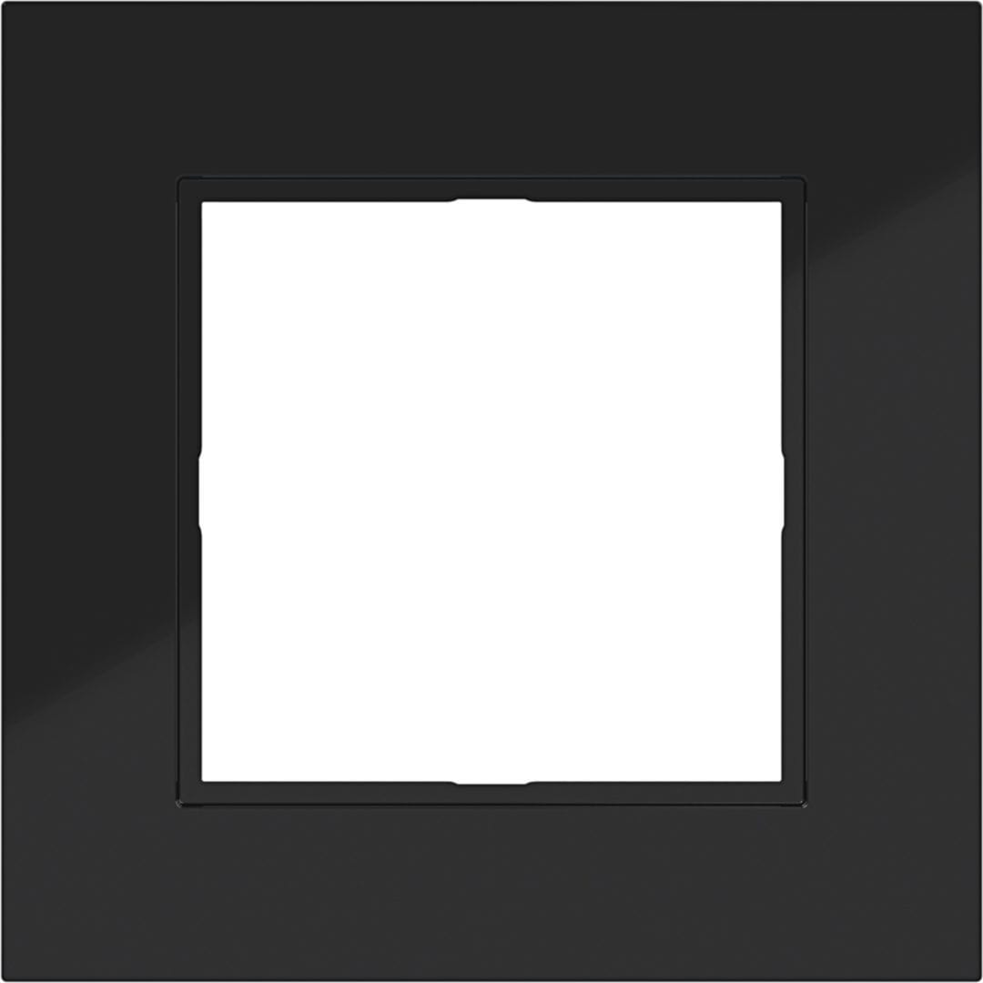 HAGER BOCCHIOTTI - CORNICE 1-POSTO, A.8, NERO LUCIDO